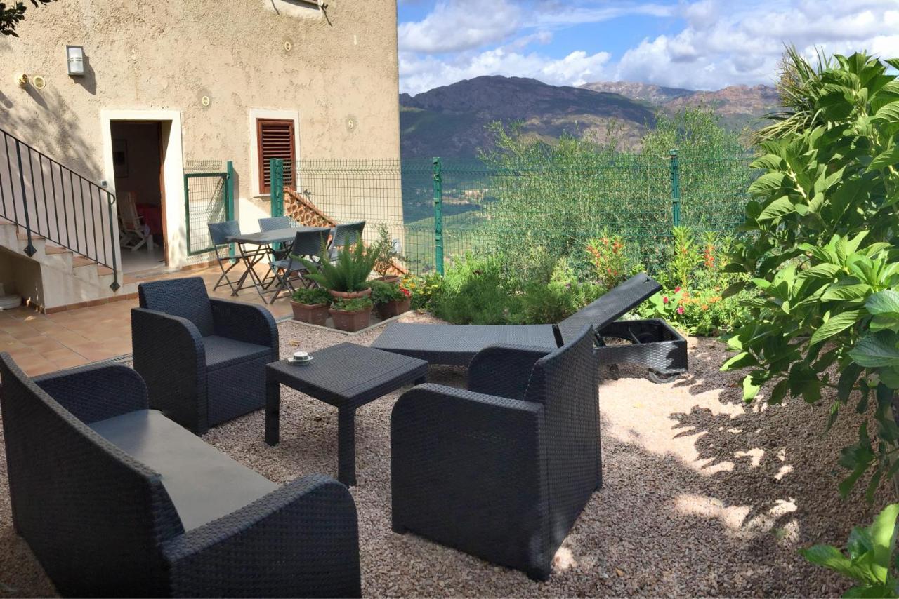 Casa Nepita Sur Vue Grandiose Apartamento Santa-Lucia-di-Tallano Exterior foto
